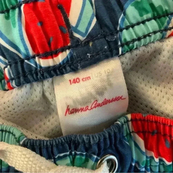 Hanna Andersson Watermelon Swim Trunks Size 10 - Picture 3 of 3